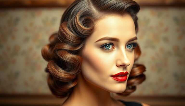 Fryzury lata 40 elegancki styl inspirowany retro